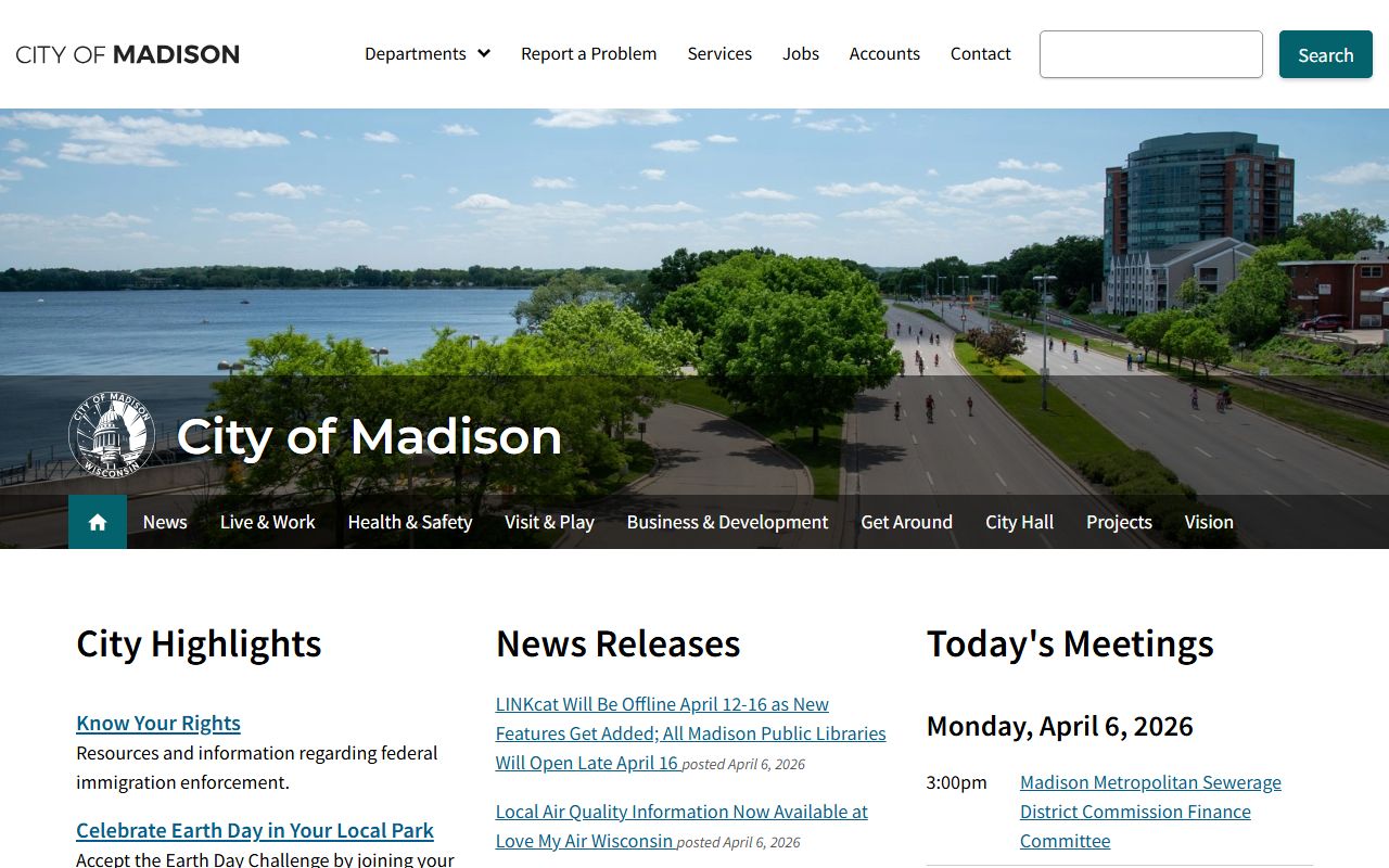Madison Booking Reports and Madison City Records
