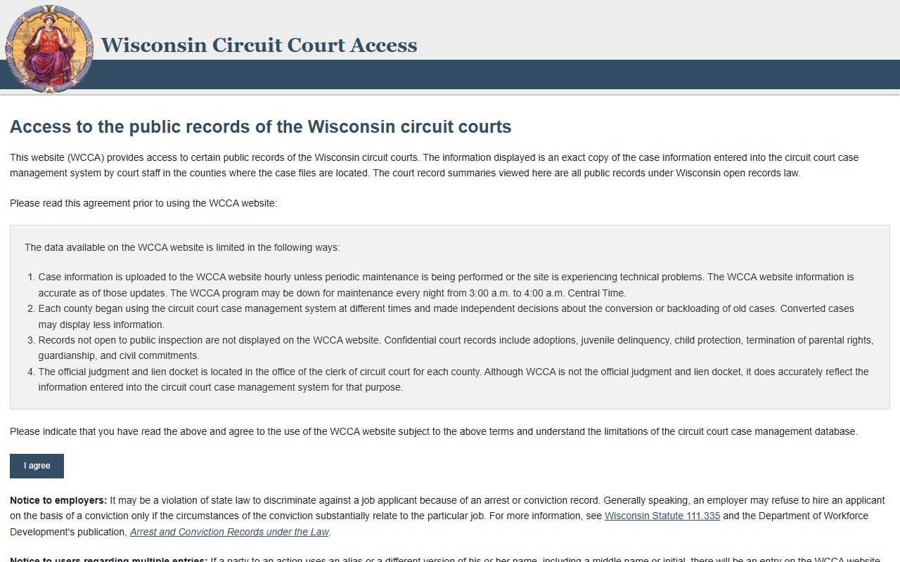 Adams County Booking Reports at Wisconsin CCAP