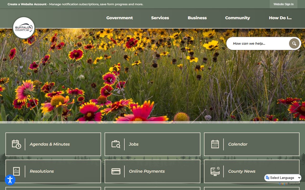 Buffalo County Booking Reports from Buffalo County government