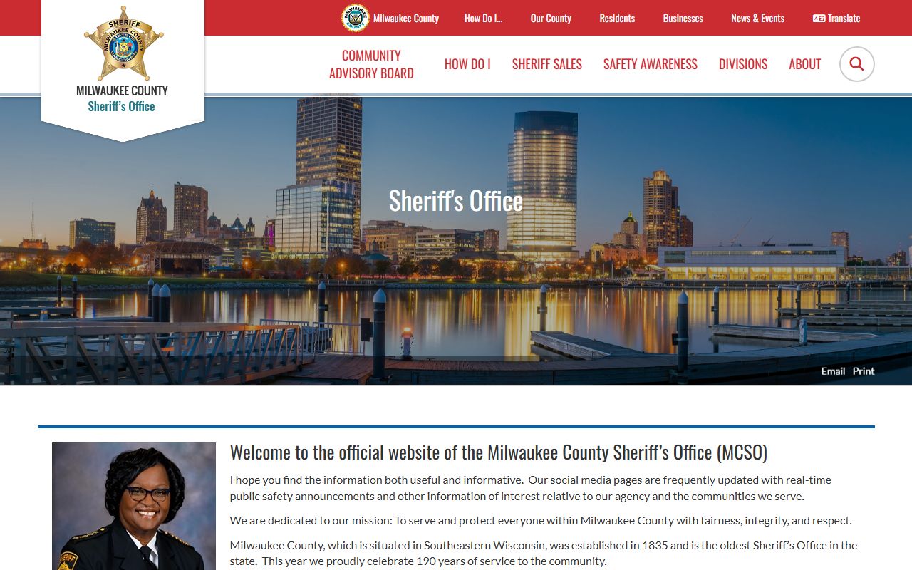Milwaukee County Booking Reports from the Sheriff's Office