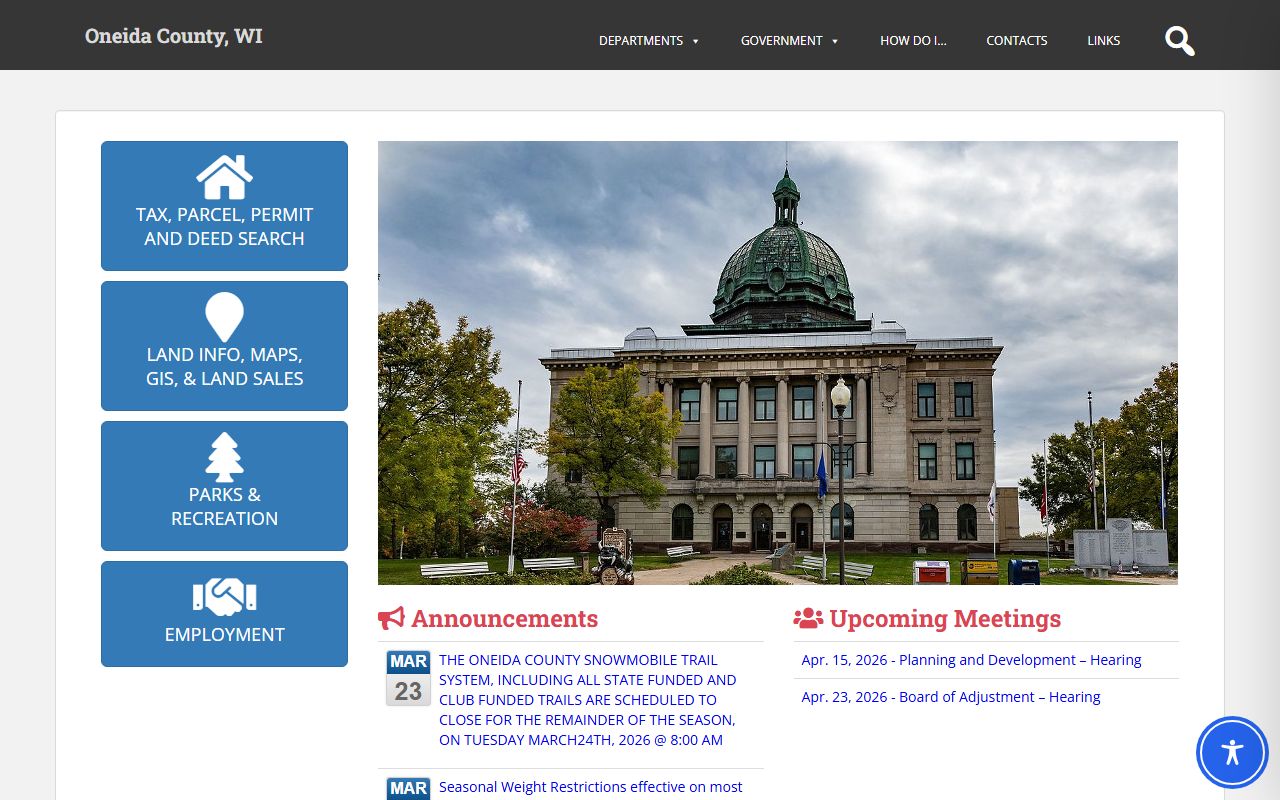 Oneida County Booking Reports and Oneida County Government