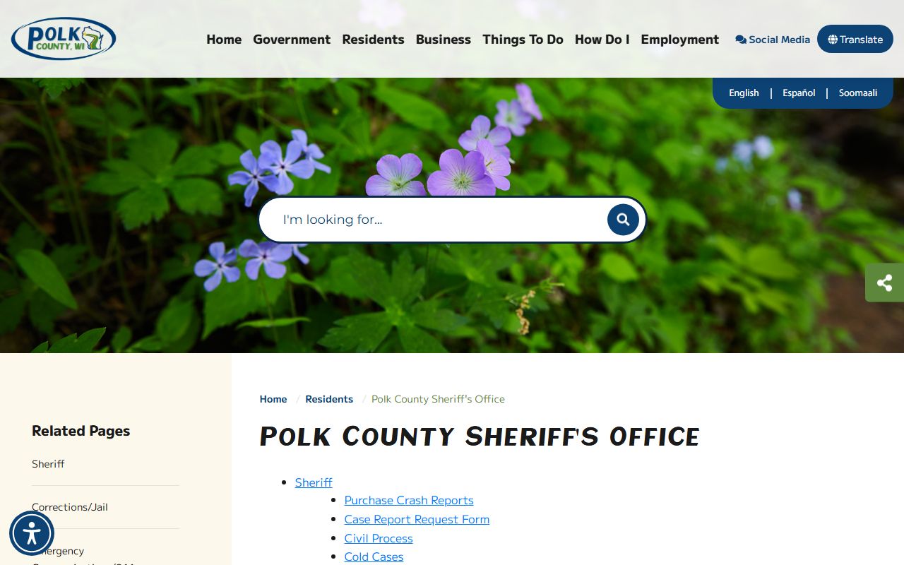 Polk County Booking Reports from the Sheriff's Office